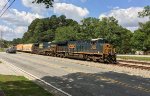 CSX 3310 and 5214 pass College St